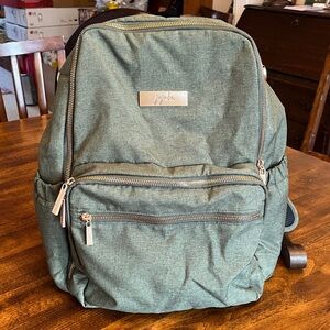 Ju-Ju-Be Zealous Backpack, Olive Green, Gold Hardware
